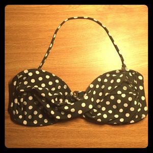 Green retro swimsuit top