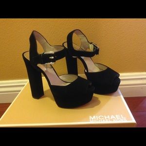 Michael Kors London Suede Platform
