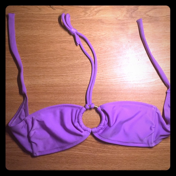 Purple swimsuit top, never been worn!