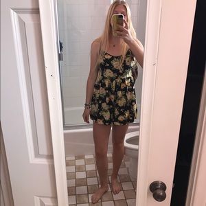 Urban outfitters floral romper