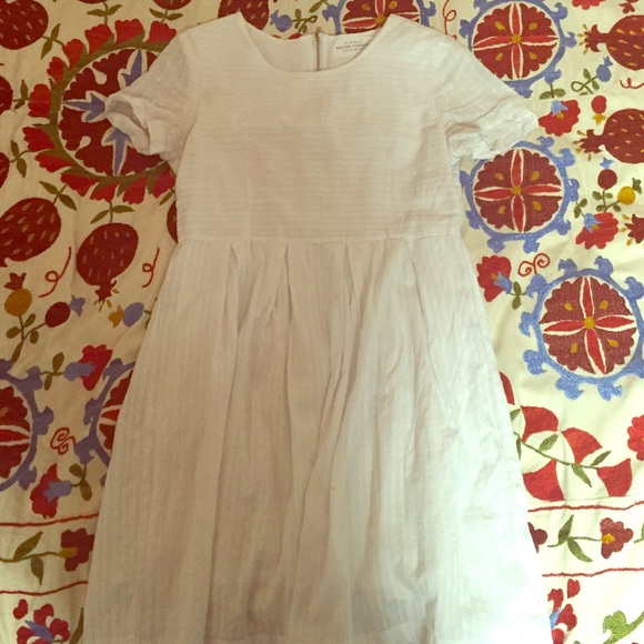 White embroidered dress