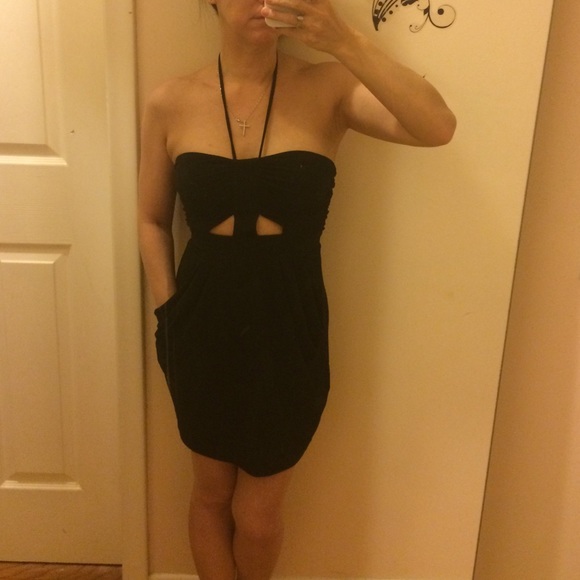 BCBGeneration black cut out dress BNWT