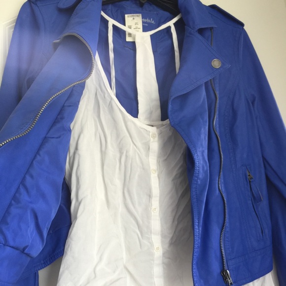 Aeropostale Faux Leather Moto Jacket