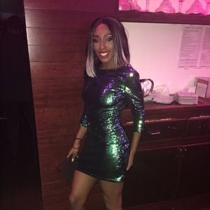 SOLD ON DEPOP Backless Sequined Dress