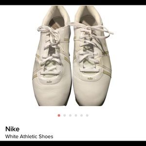 White Nike Air Golf Shoes
