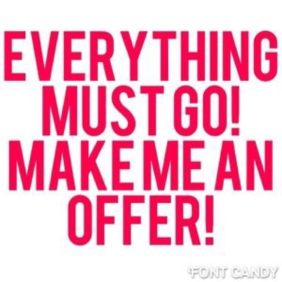 Help me close out my closet!