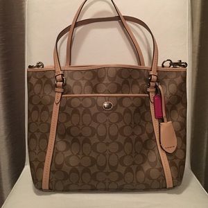 Coach large satchel bag