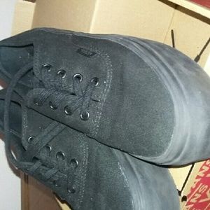 Brand new in the box platform black vans