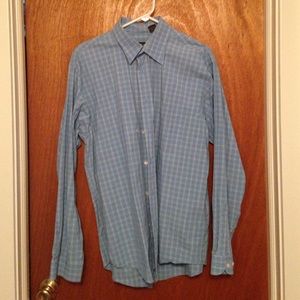Men's large blue Izod button down