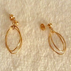 Never Worn Gold Earrings