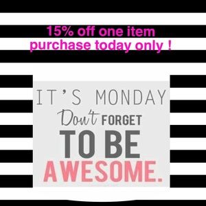 🎉🎉MONDAY MADNESS SALE 🎉🎉