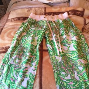 Lily Pulitzer linen beach pants