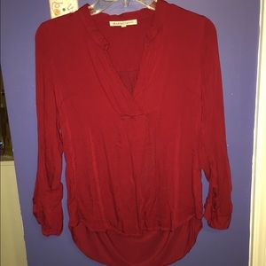 Red blouse