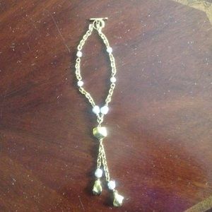 Gold and pearl vintage necklace