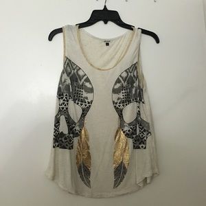 Skull tank top