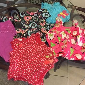 Baby clothes 1 top 3 hoodies bundle