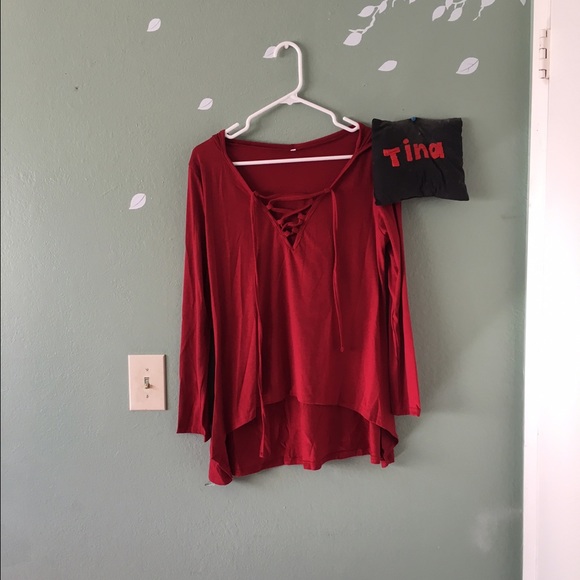 $20 firm price! • The KEENA Laced Up Hooded Top - Picture 2 of 3