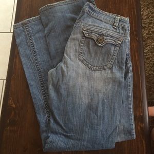 Size 11/12 long hailey skinny flare light jeans