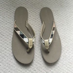 Burberry Flip Flop Sandals