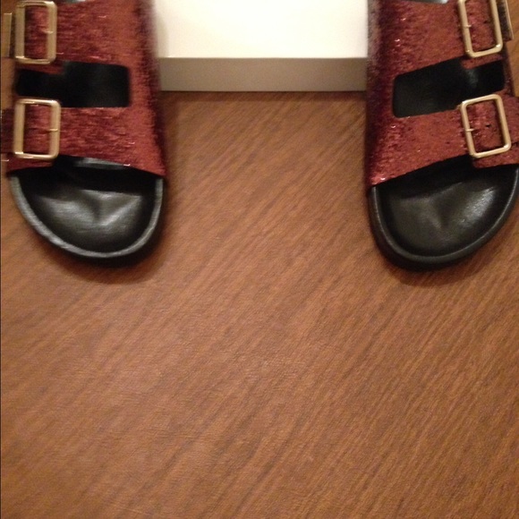 Givenchy  Glitter Sandals -Brown