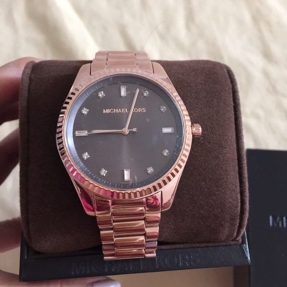 NWT MICHAEL KORS Blake Rose Gold-Tone Watch MK3227 - Picture 2 of 4
