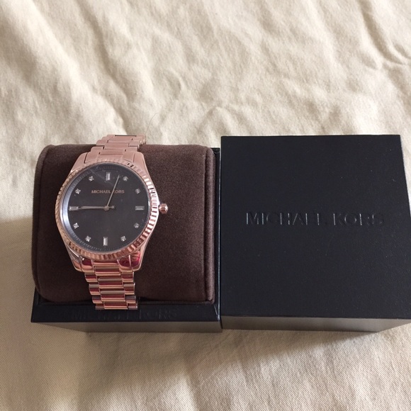 NWT MICHAEL KORS Blake Rose Gold-Tone Watch MK3227 - Picture 4 of 4