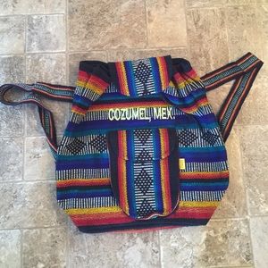 Brand New handmade Artesian Mexican backpack