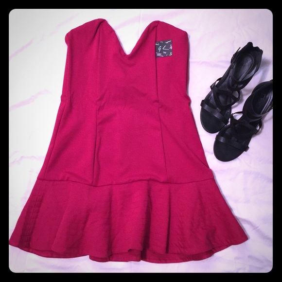 Red NASTY GAL DRESS