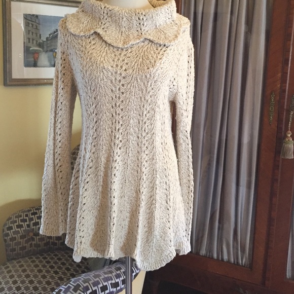 Cream and gold sweater