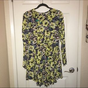 H&M yellow floral dress