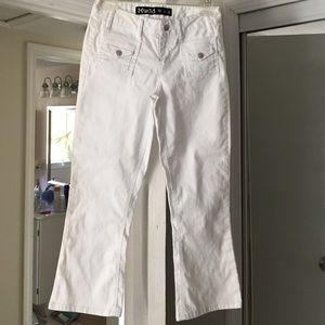 White Capri Jeans