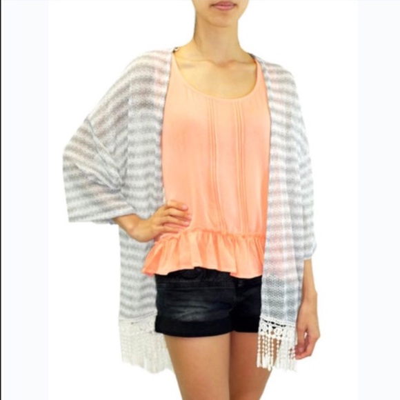 ✳️SALE✳️ Relished Knit Kimono Long Cardigan - Picture 3 of 4