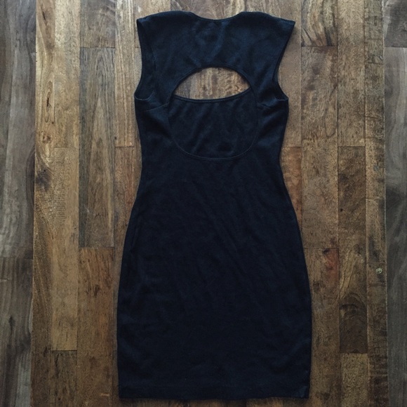 American Apparel Cotton Spandex Backless Minidress