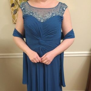 NEW Mother of the Bride/Groom Dress Dark Teal 14