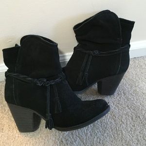 Black ankle booties