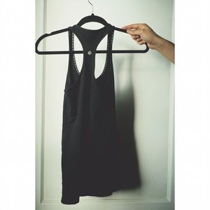 LuLu Lemon | black razor back tank