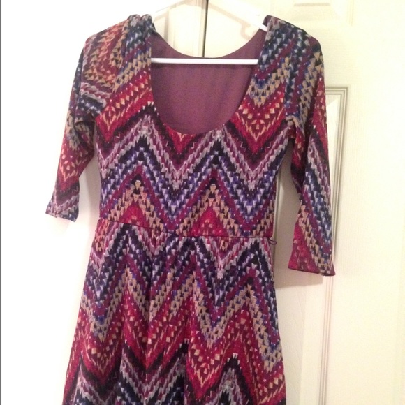Multicolor chevron dress - Picture 4 of 4