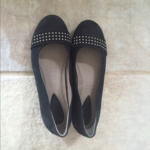 Touch-15 Studded Ballerina Flats