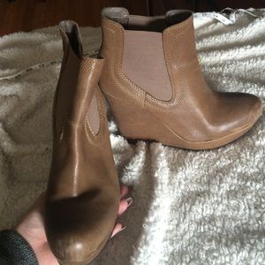Seychelles platform leather bootie