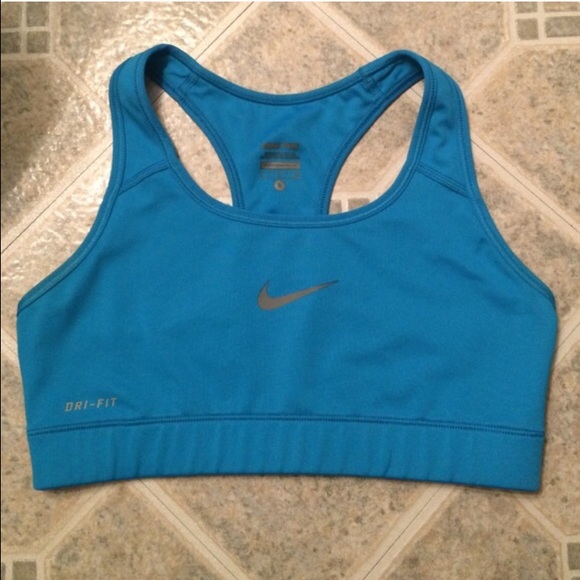 Nike blue sports bra
