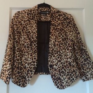 Leopard print Blazer