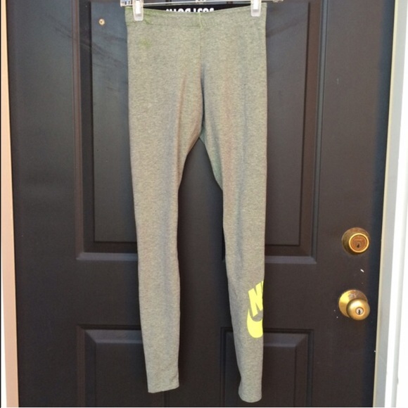 Green Grey Nike Leggings