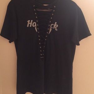 LF Furst of a Kind LACE UP VINTAGE TEE