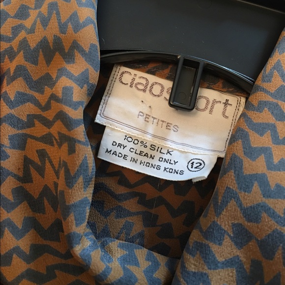 Vintage SILK mod neck tie top size Medium - Picture 2 of 4