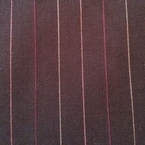 Speechless Pants - Brown Trousers with Pink and Yellow Pinstripes Speechless Pants - Brown Trousers with Pink and Yellow Pinstripes
