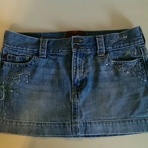Hollister denim skirt