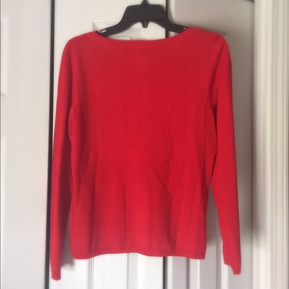 Red Embellished Sweater - Picture 3 of 3