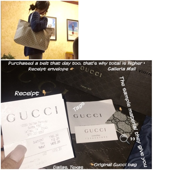 Gucci canvas tote - Picture 4 of 4