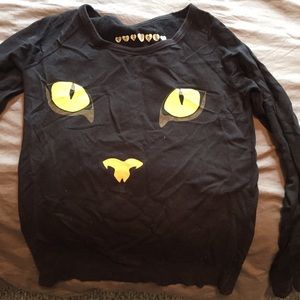 Tokyolux Black Cat Pullover Sweater S