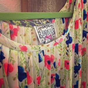 BARASHCI ultra feminine, pleated, spring dress.